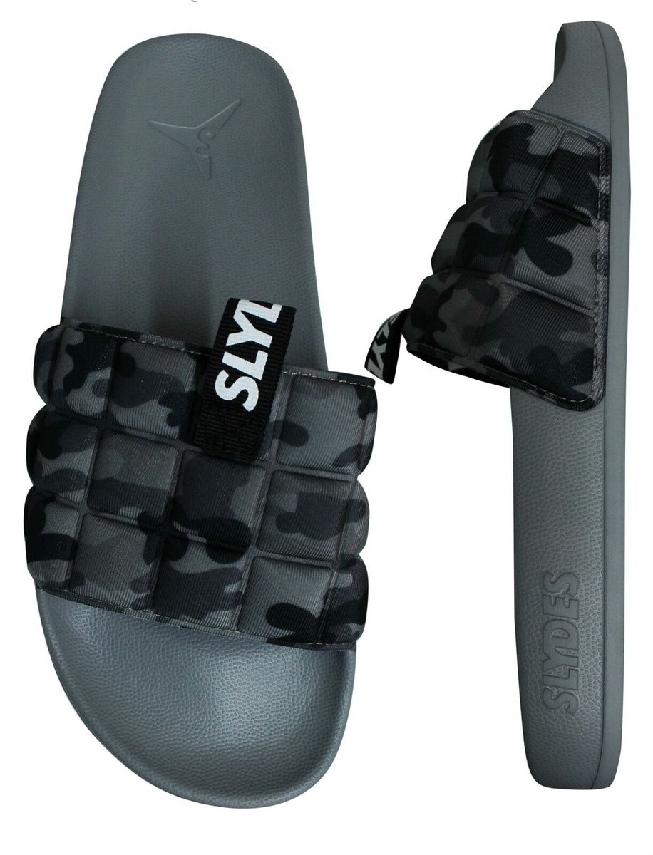 Camouflage gepolsterte Pantolette für Herren