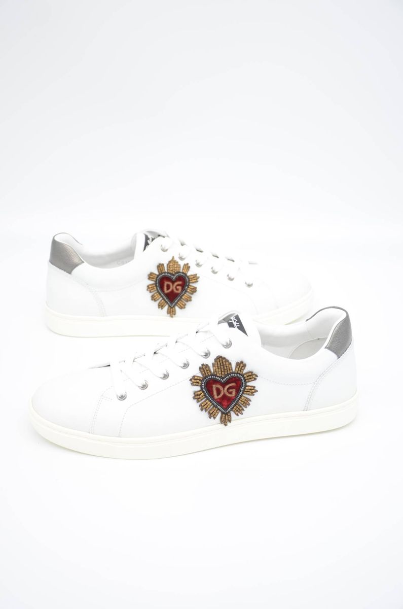 Herren Bestickte Low-Top Sneakers