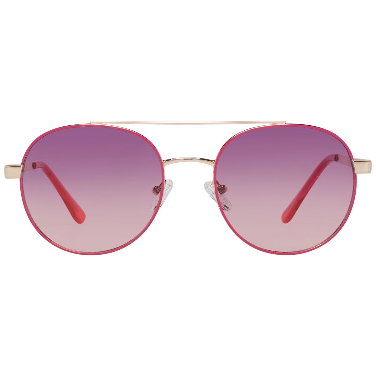 Ovale Aviator-Brille mit Verlaufsgläsern