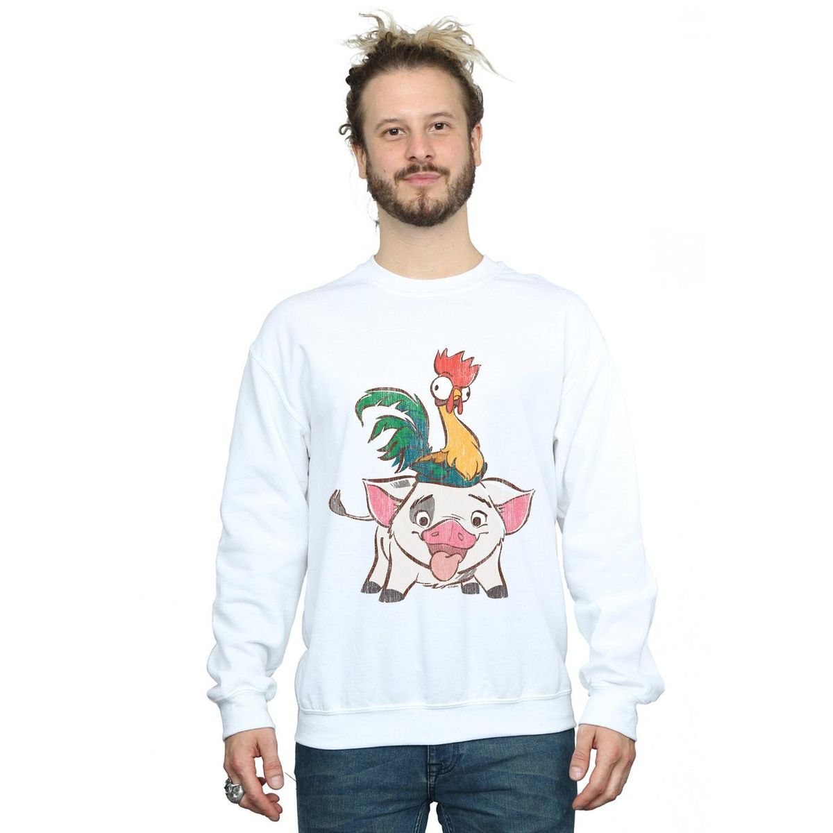 Hei Hei und Pua Grafik-Sweatshirt