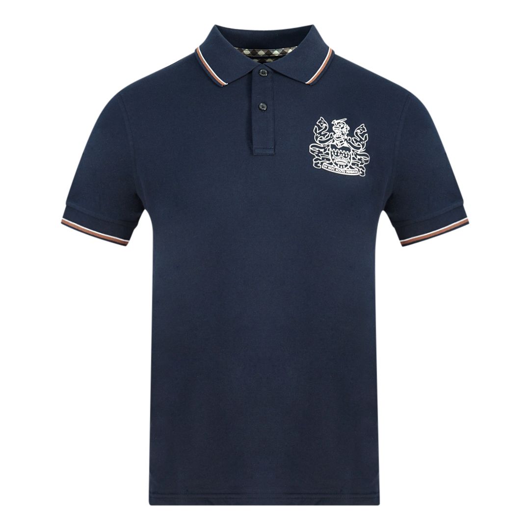 Herren Polo Shirt mit Wappen-Logo