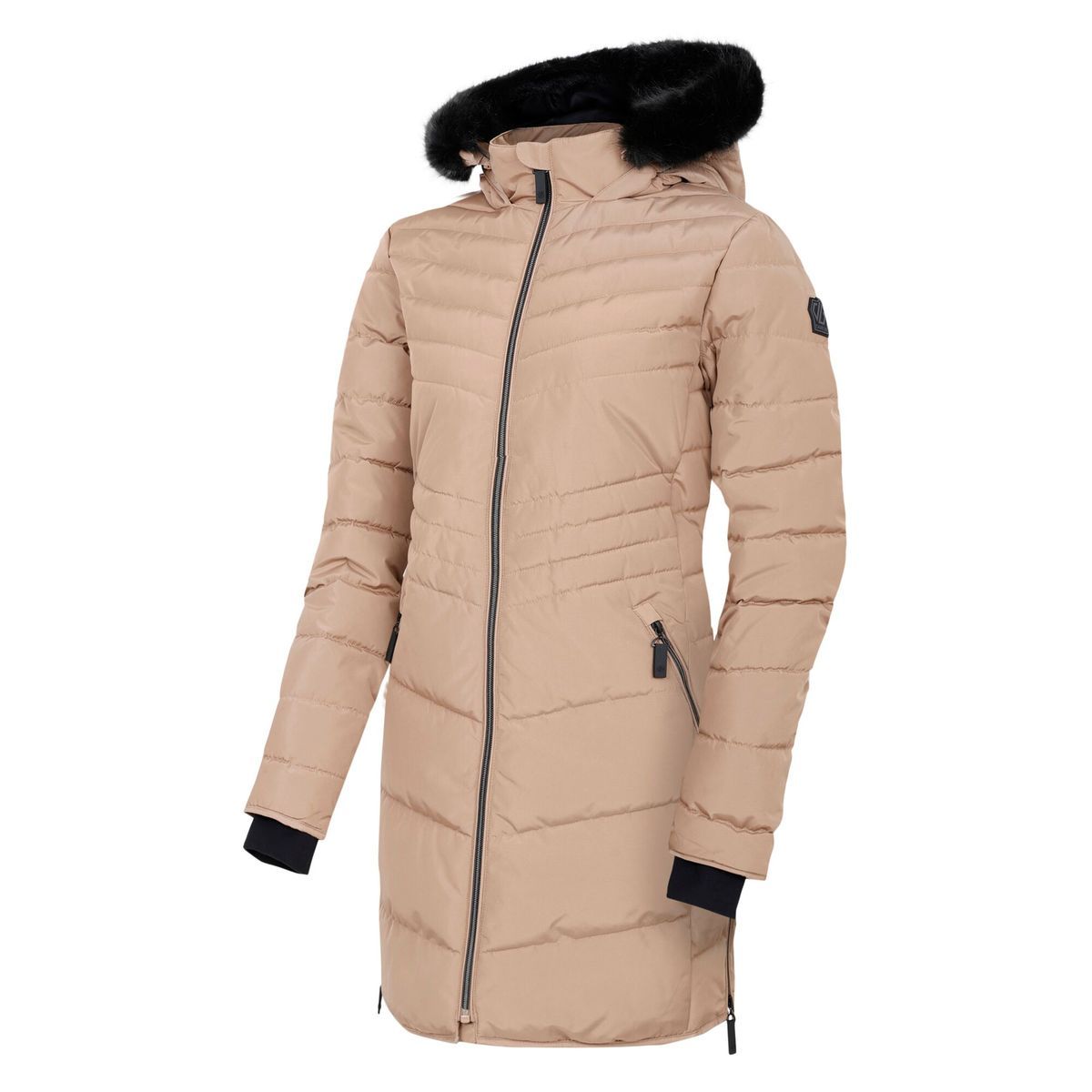 Dare 2B - "Striking IIII" Steppjacke Midi-Länge für Damen (Dunkel-Khaki)