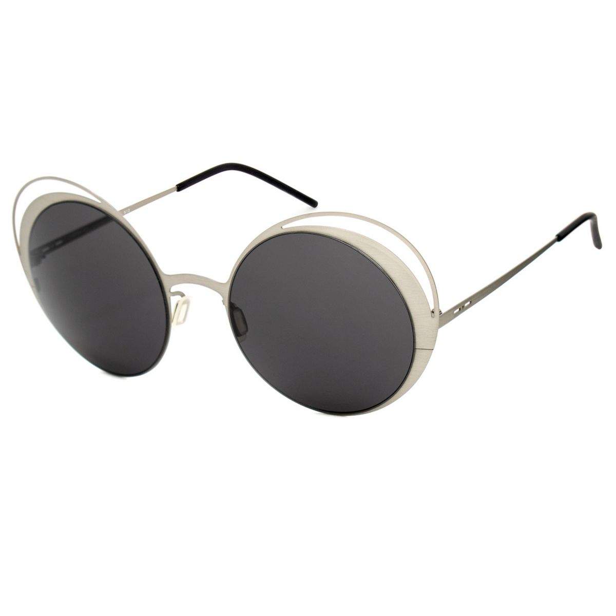 Runde Sonnenbrille mit Metallrahmen