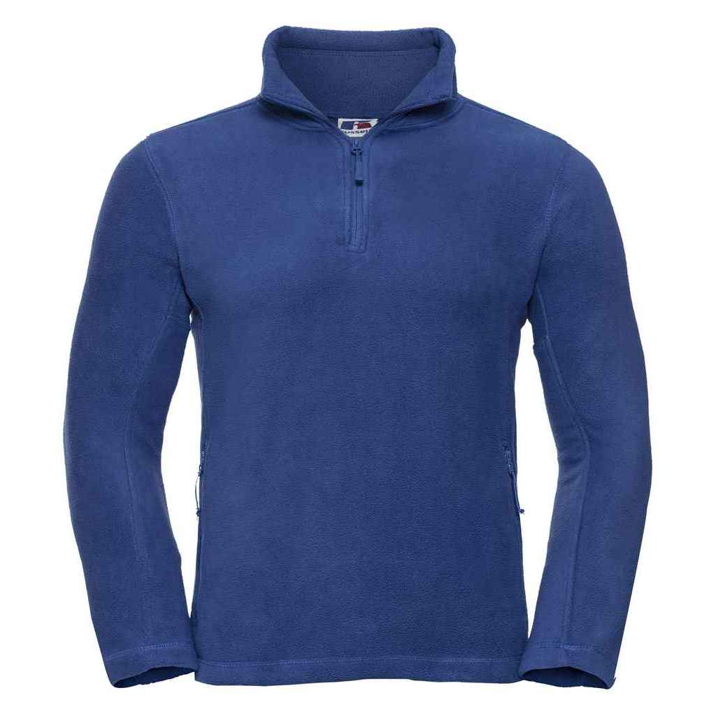 Herren Fleece-Pullover mit halbem Reißverschluss