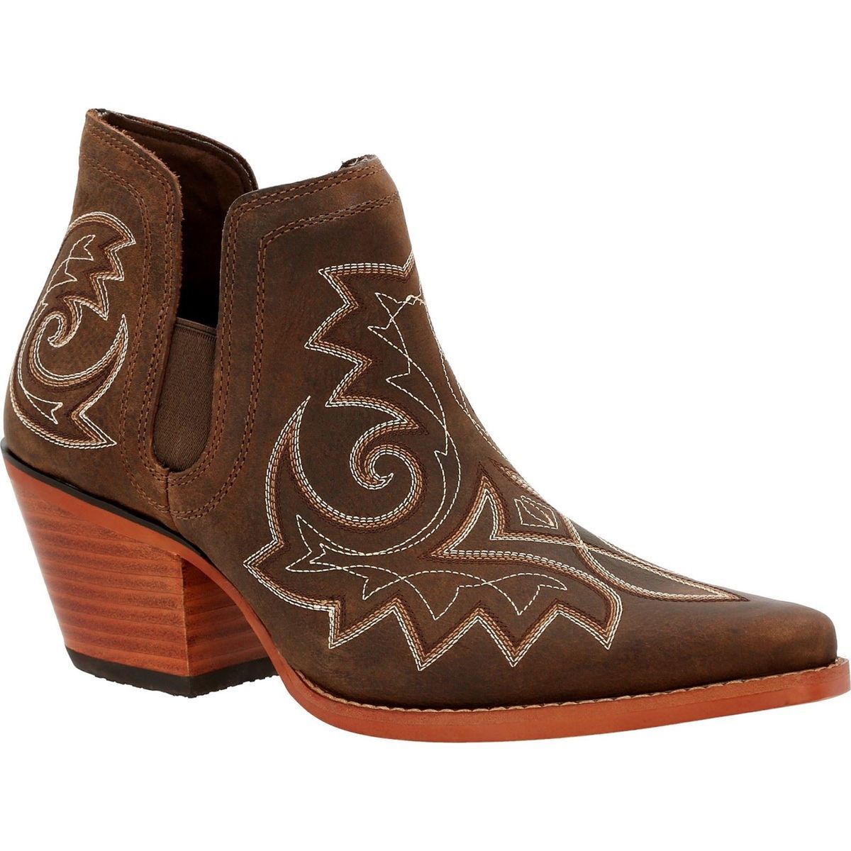 Durango Crush Leder Frauen Kaffee Stiefel