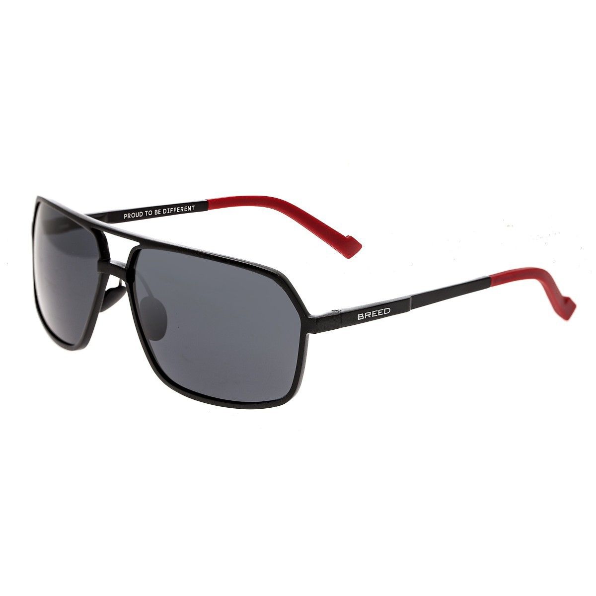 Polarisierte Aluminium-Pilotenbrille mit blauen Gläsern