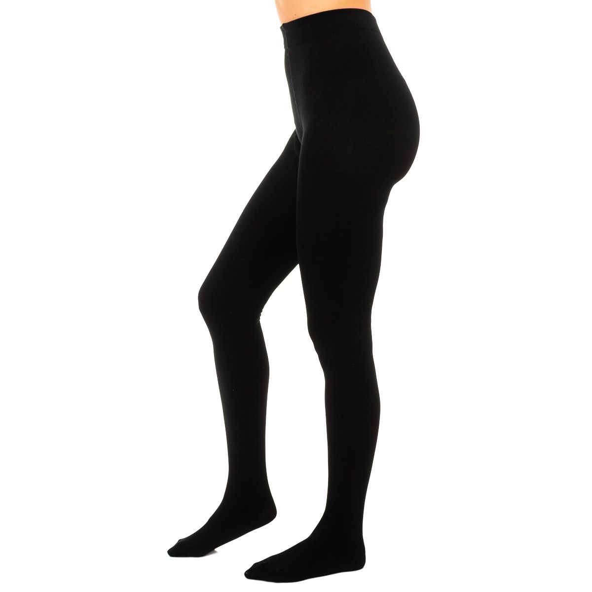 Schwarze, Thermostrickstrumpfhose