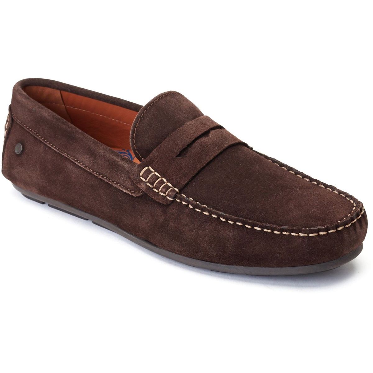Base London Collins Lederschuhe für Herren in Dunkelbraun