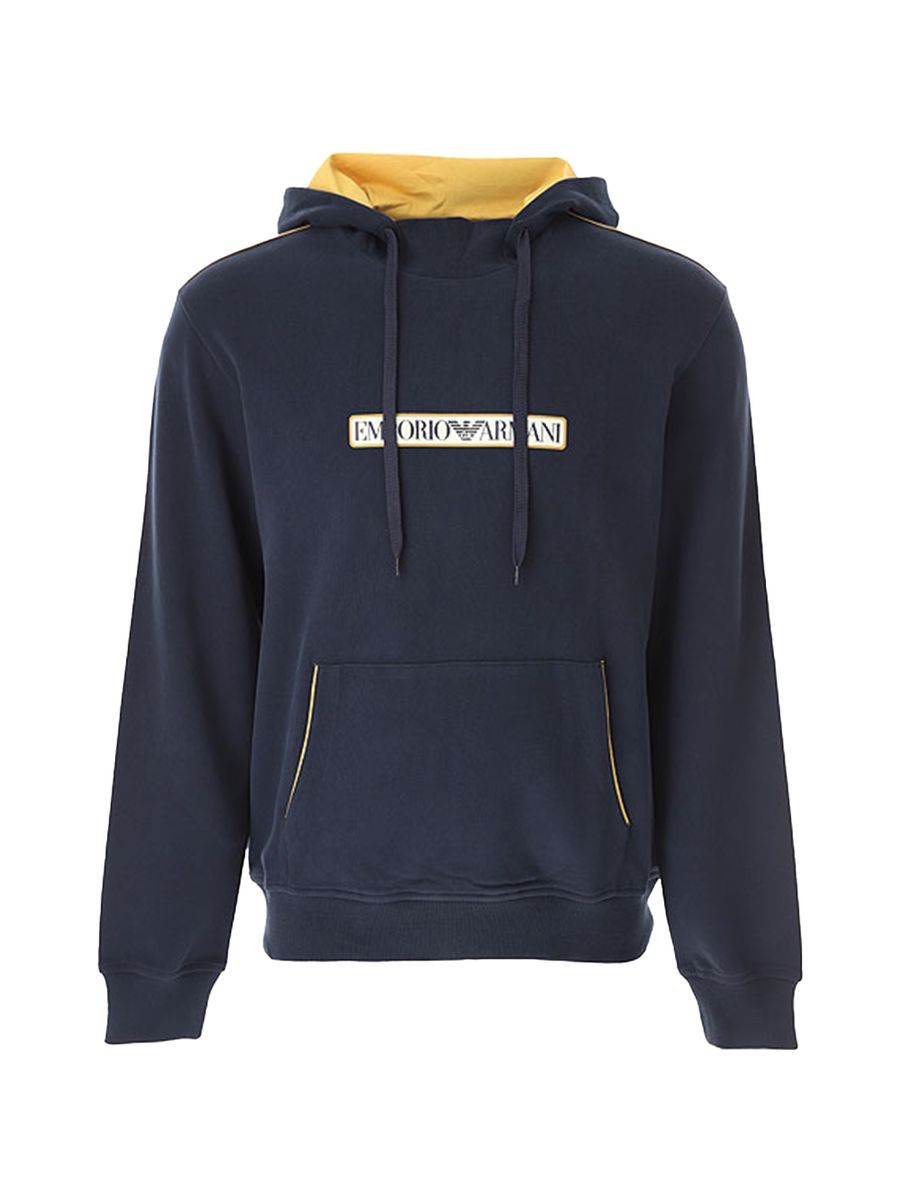 Herren-Kapuzenpullover mit Logo-Detail