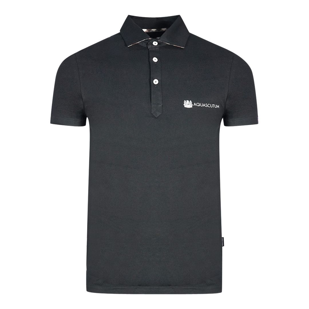 Klassisches Piqué-Polohemd mit Logo-Wappen