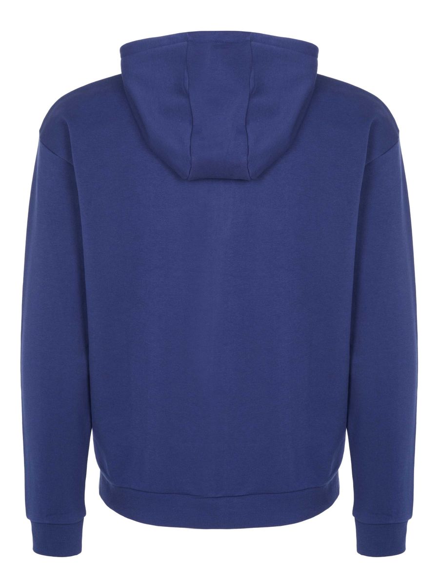 Zip-Hoodie aus Baumwollmischung