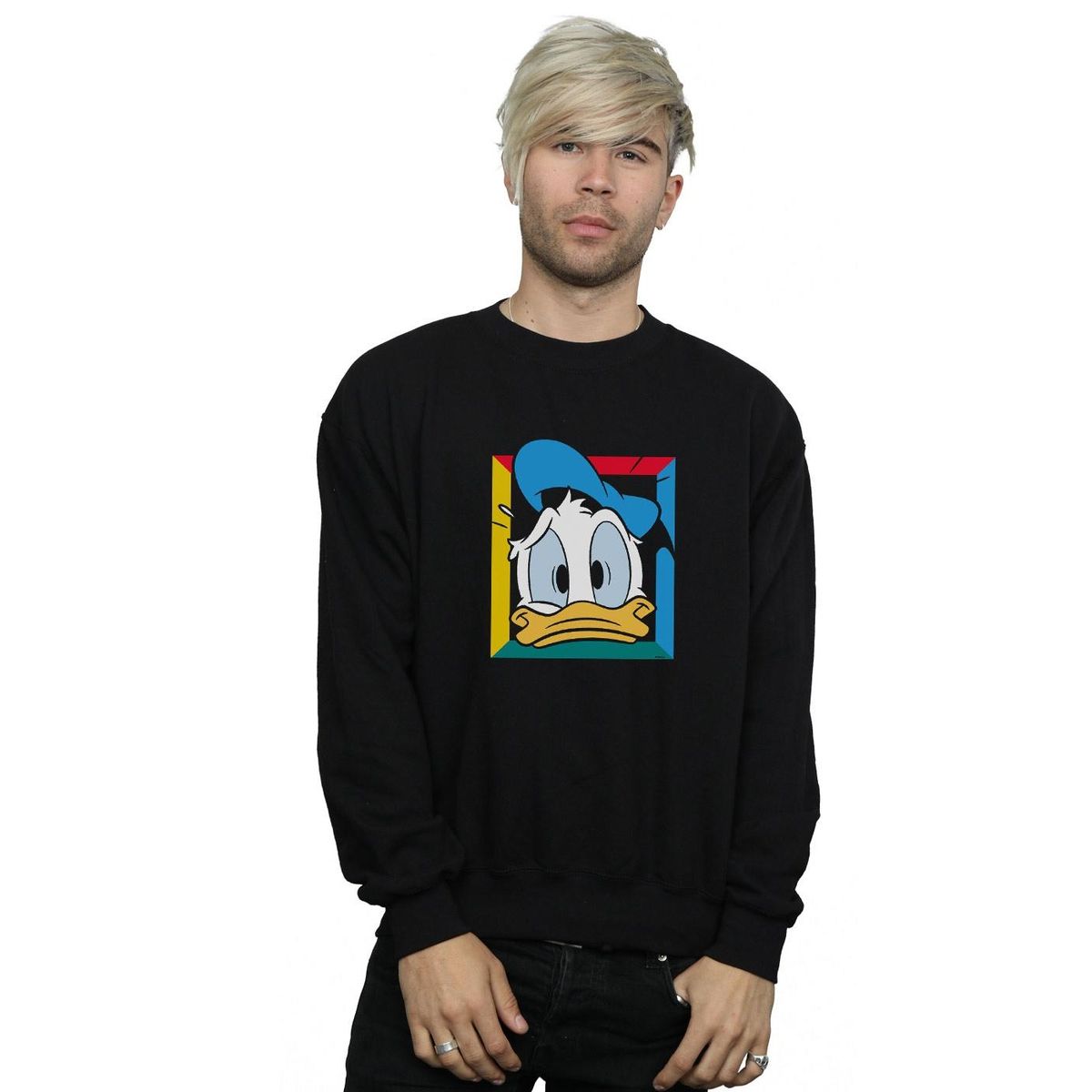 Sweatshirt mit Donald-Duck-Grafikprint