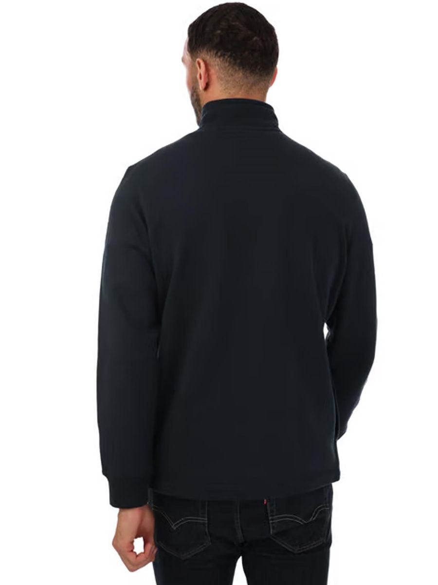 Sweatshirt mit Stehkragen und Reißverschluss