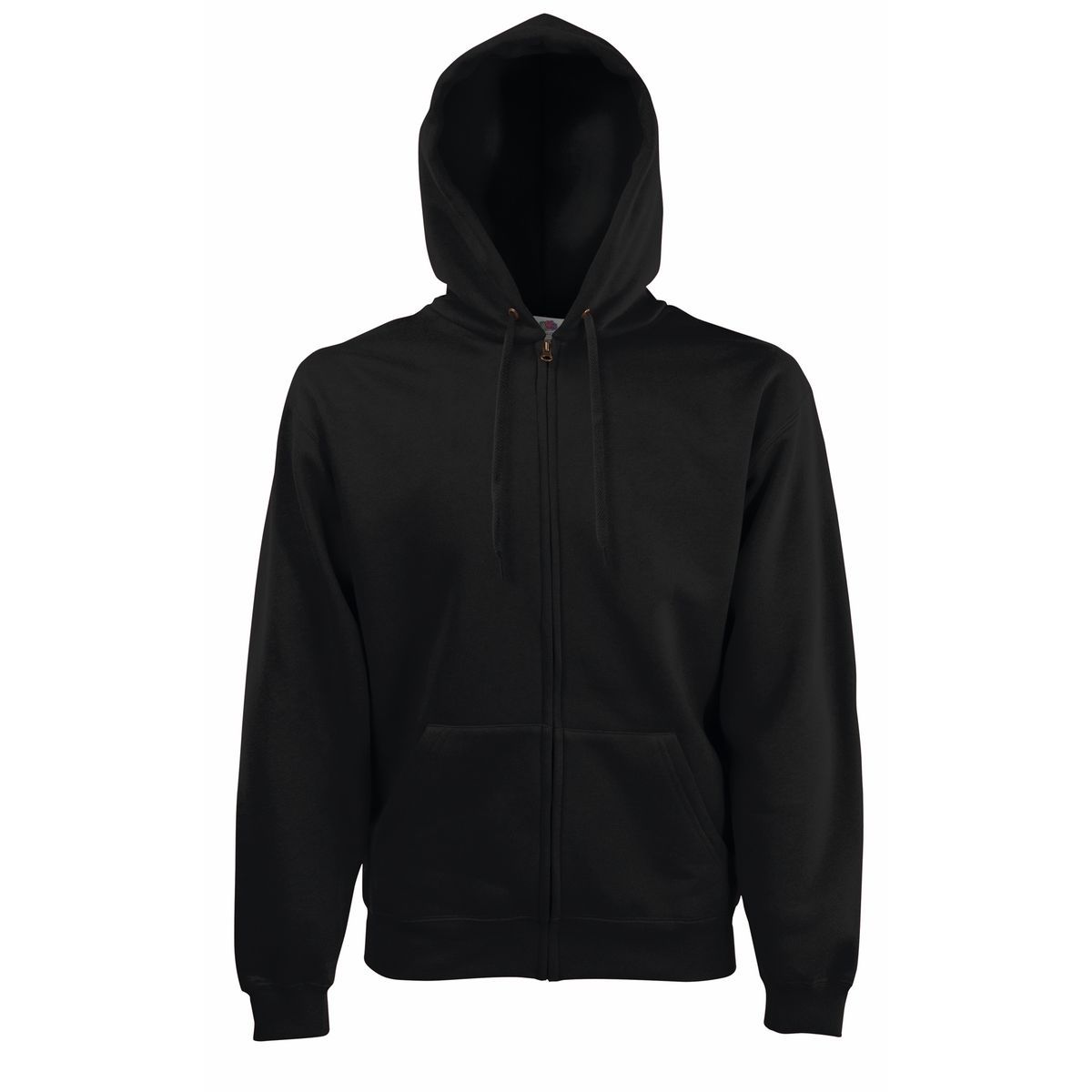 Herren Basic Kapuzenpullover mit Reißverschluss