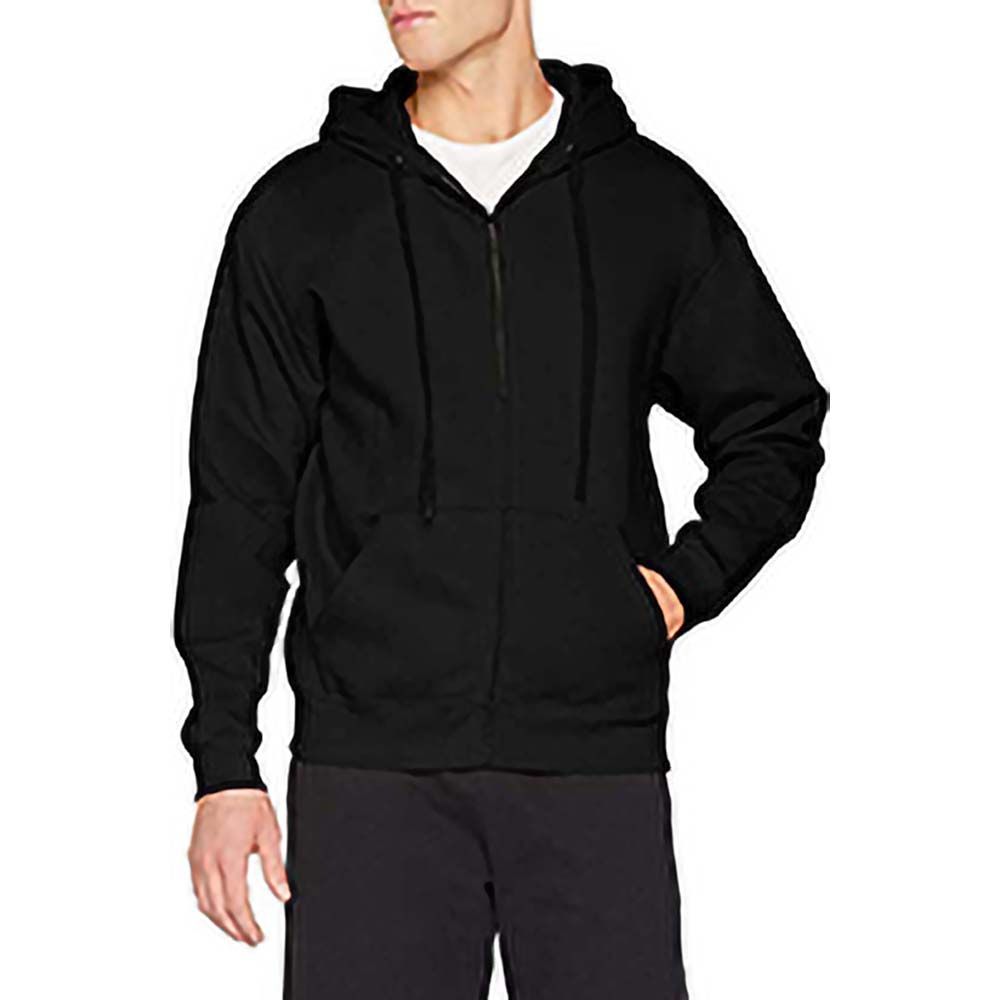 Klassische Kapuzen-Sweatjacke mit Reißverschluss