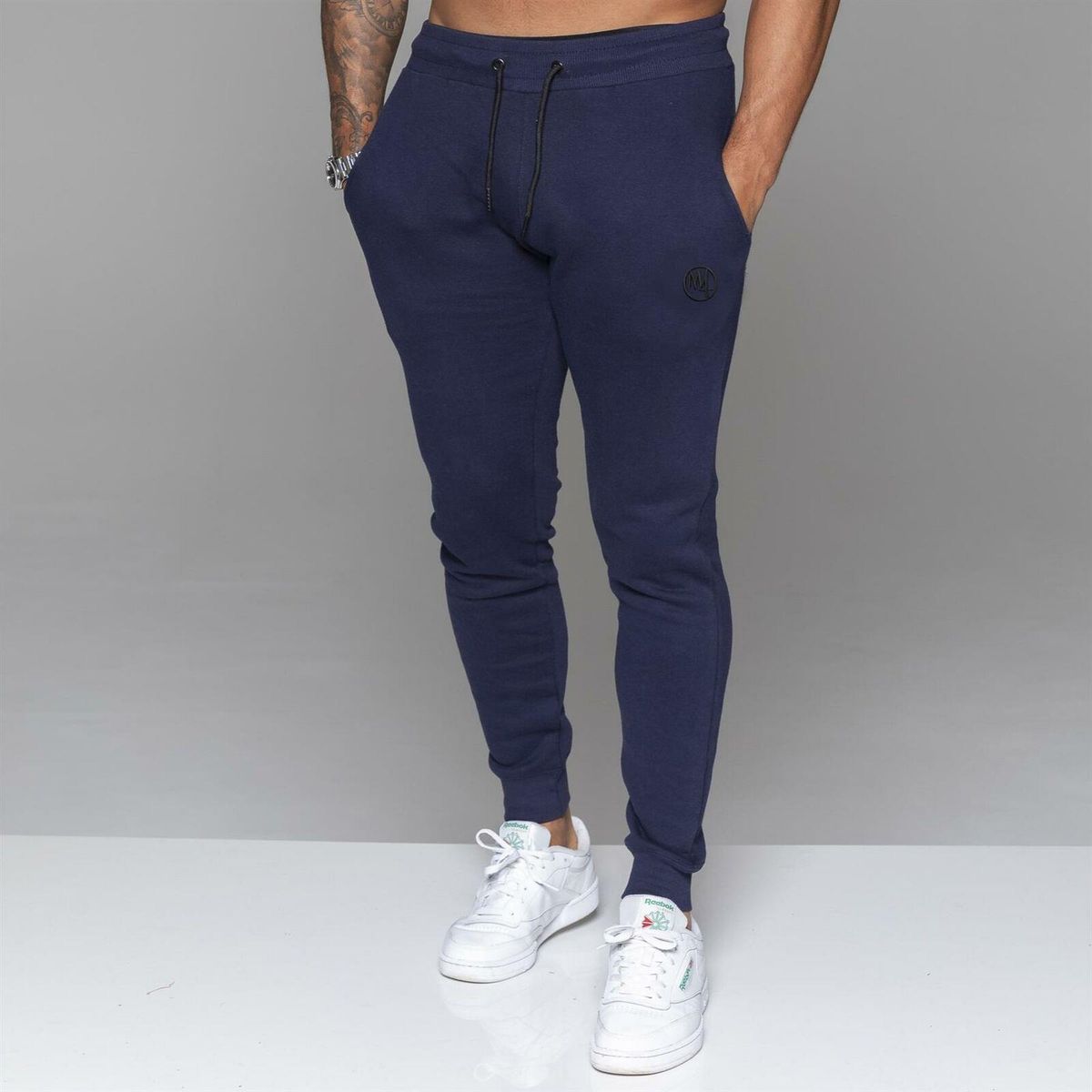 Herren Fleece Jogginghose mit schmaler Passform