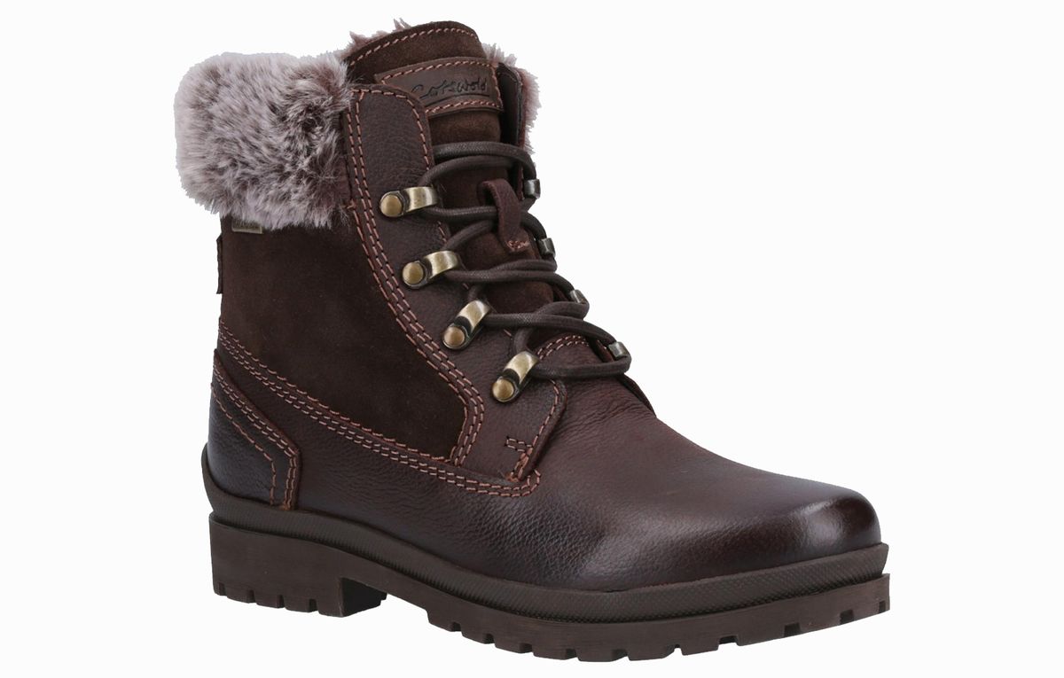 Wasserdichte Schnür-Winterstiefel