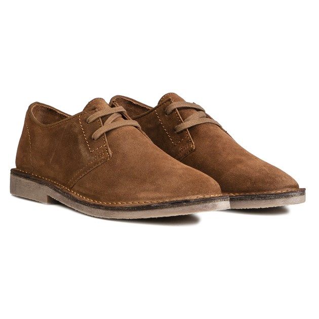 Klassische Wildleder-Schnürschuhe im Desert-Stil