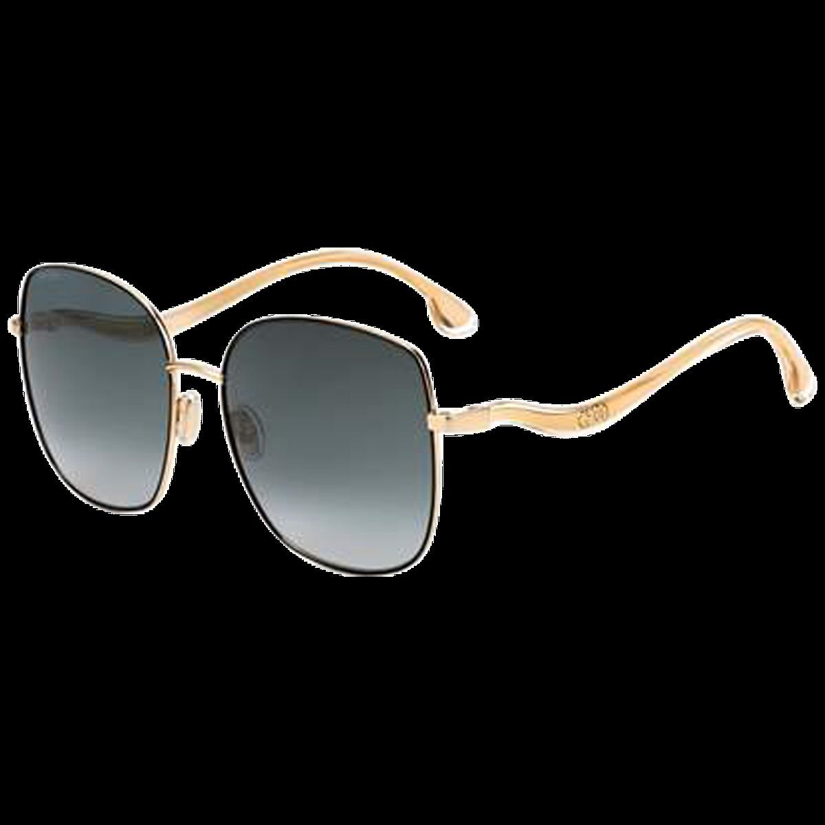Übergroße, eckige Sonnenbrille mit Farbverlaufsgläsern