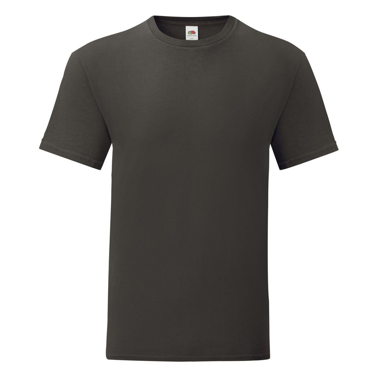 Fruit Of The Loom Herren Iconic T-Shirt (5er Pack) (Light Graphite Grey)