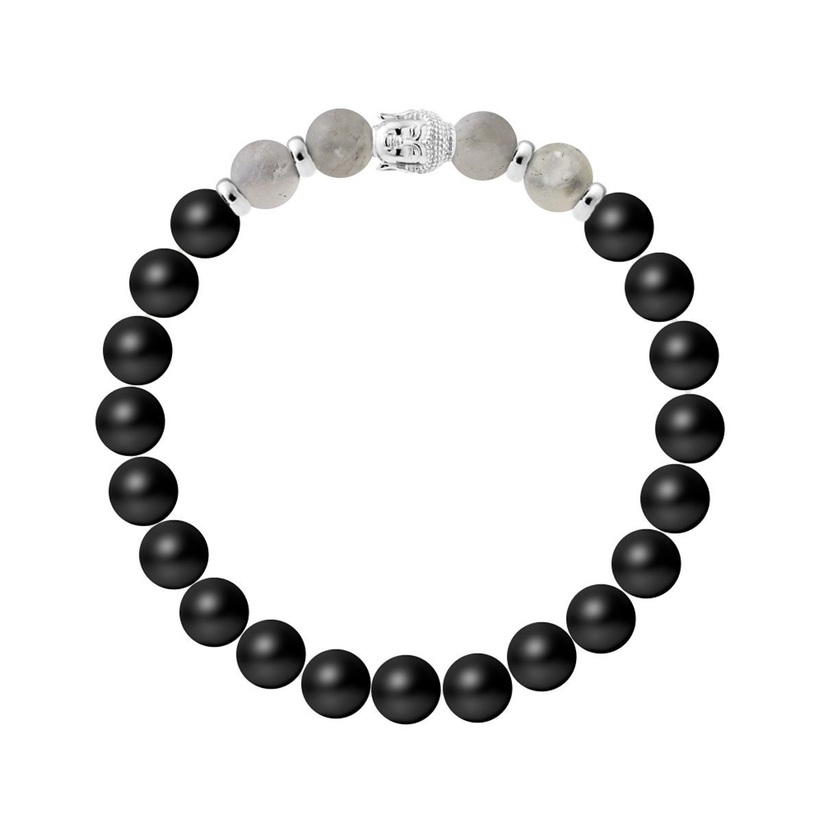 Perlenarmband mit Buddha-Anhänger