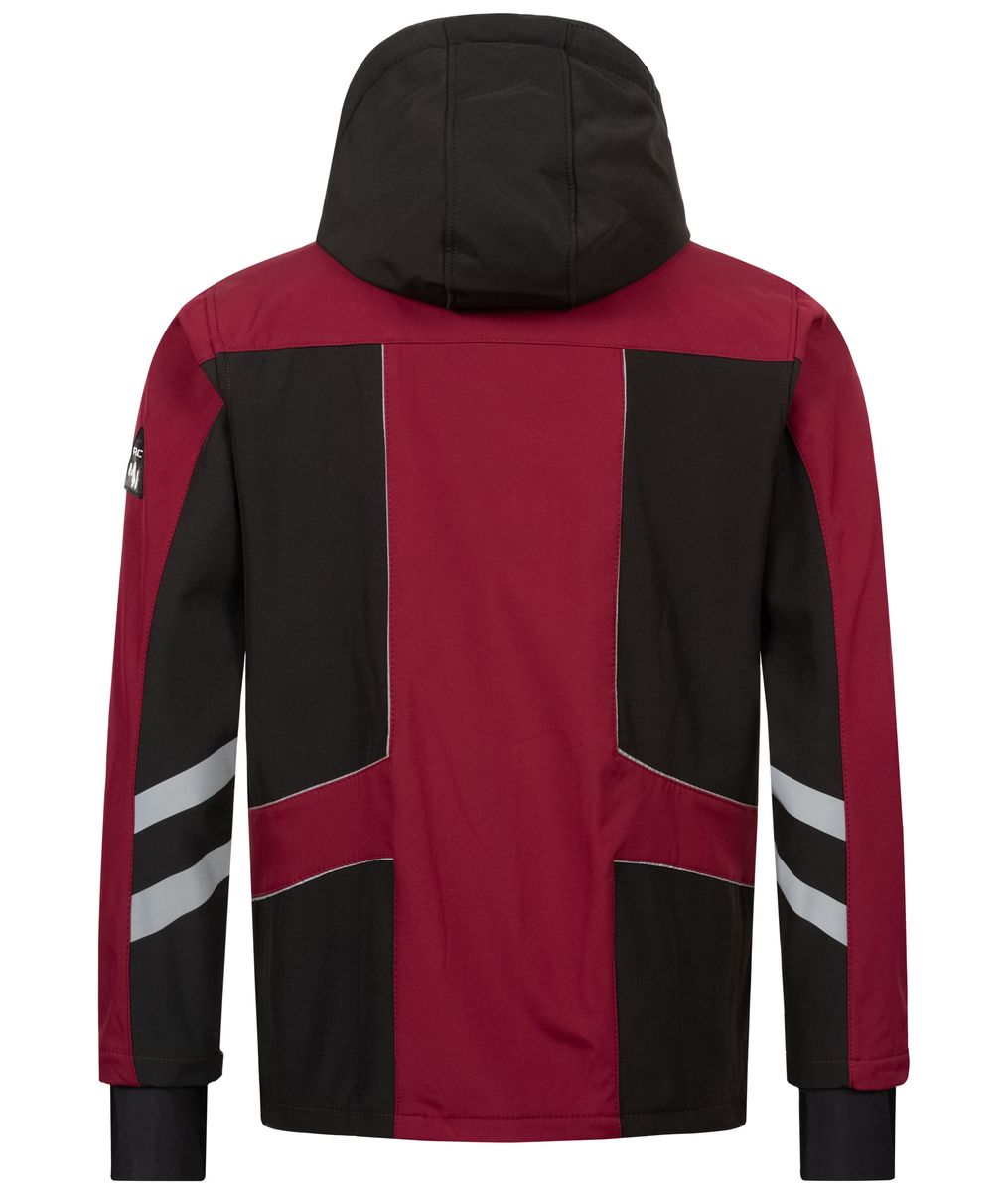 Sportliche Softshelljacke mit Kapuze