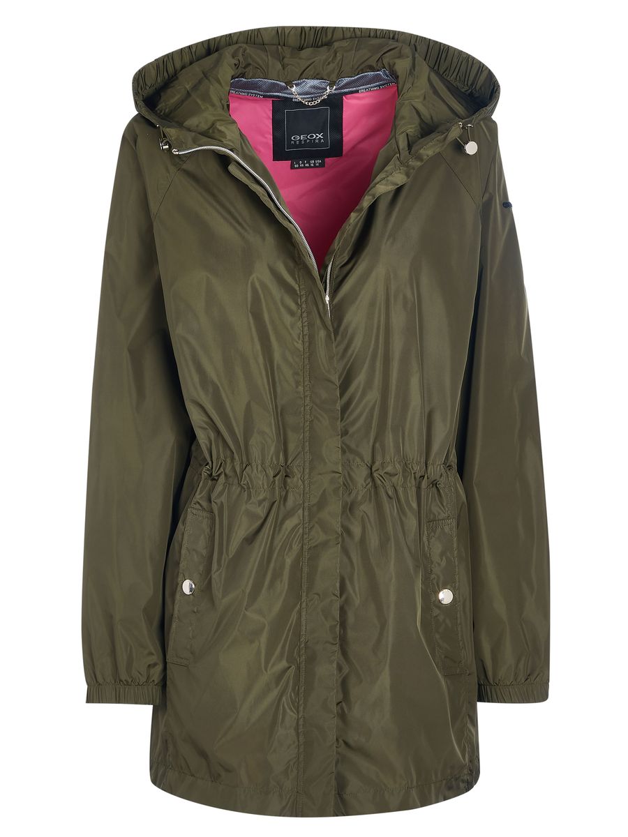 Kapuzenjacke mit Kordelzug in der Taille