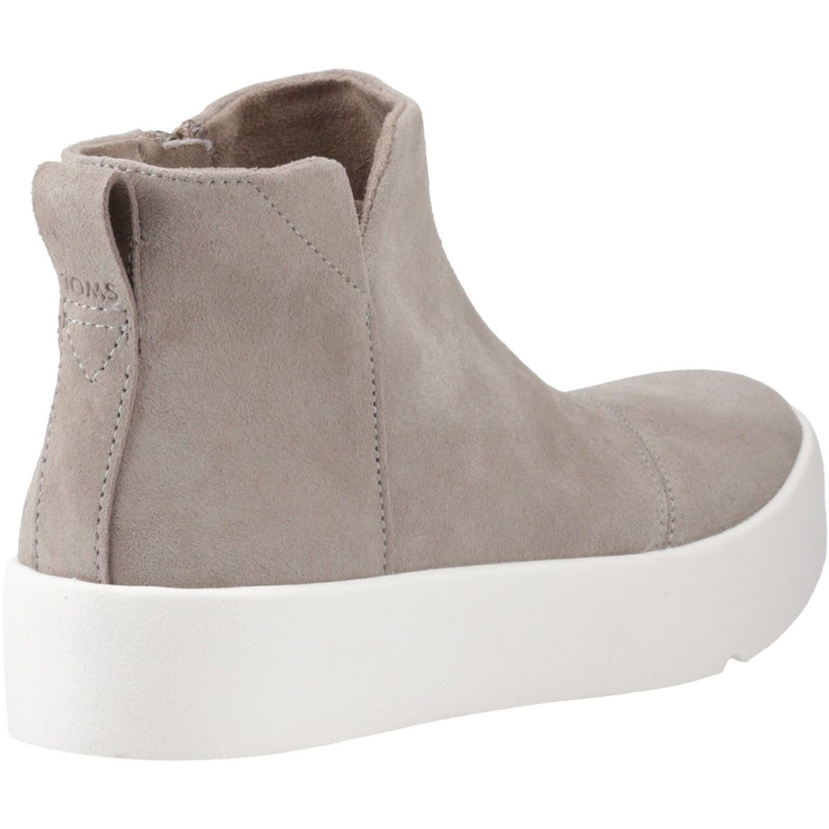 Wildleder Plateau-Stiefeletten