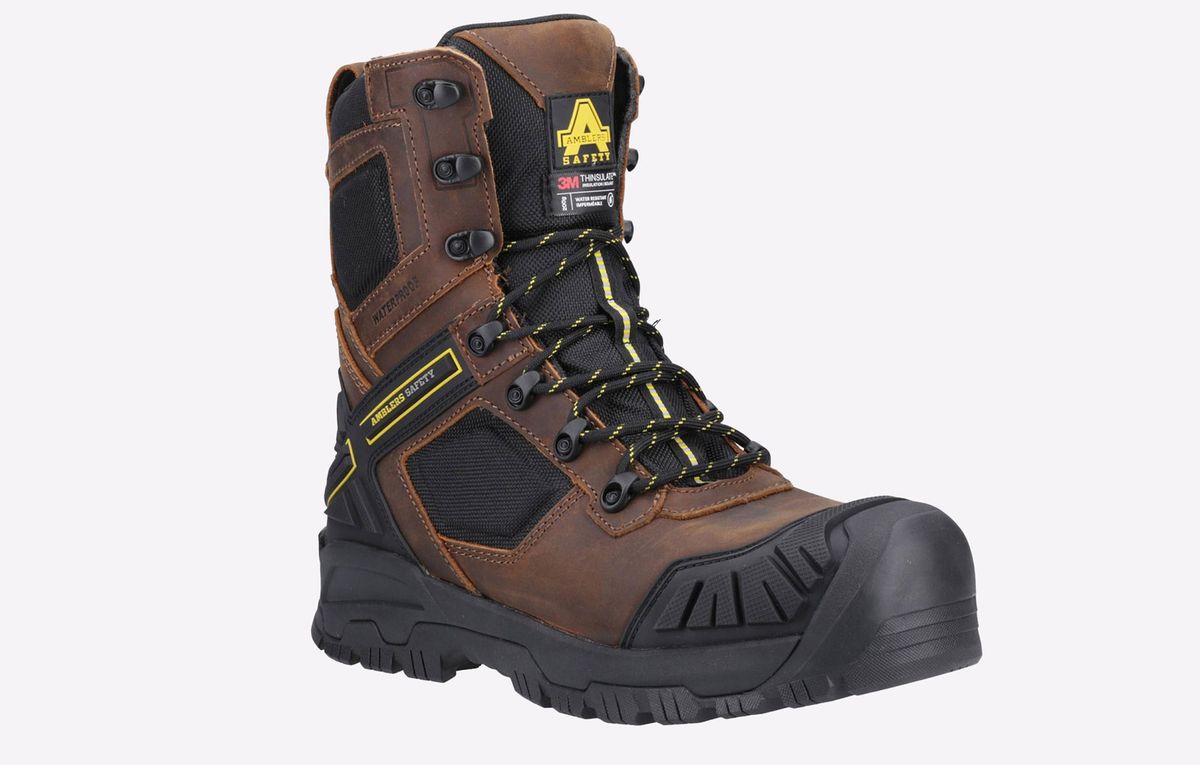 Robuste wasserdichte Leder-Sicherheitsstiefel