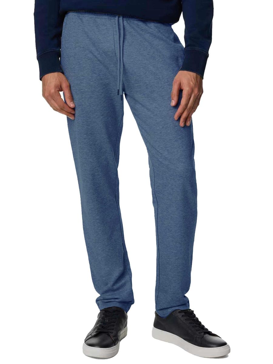 Herren Fleece Jogginghose mit offenem Saum
