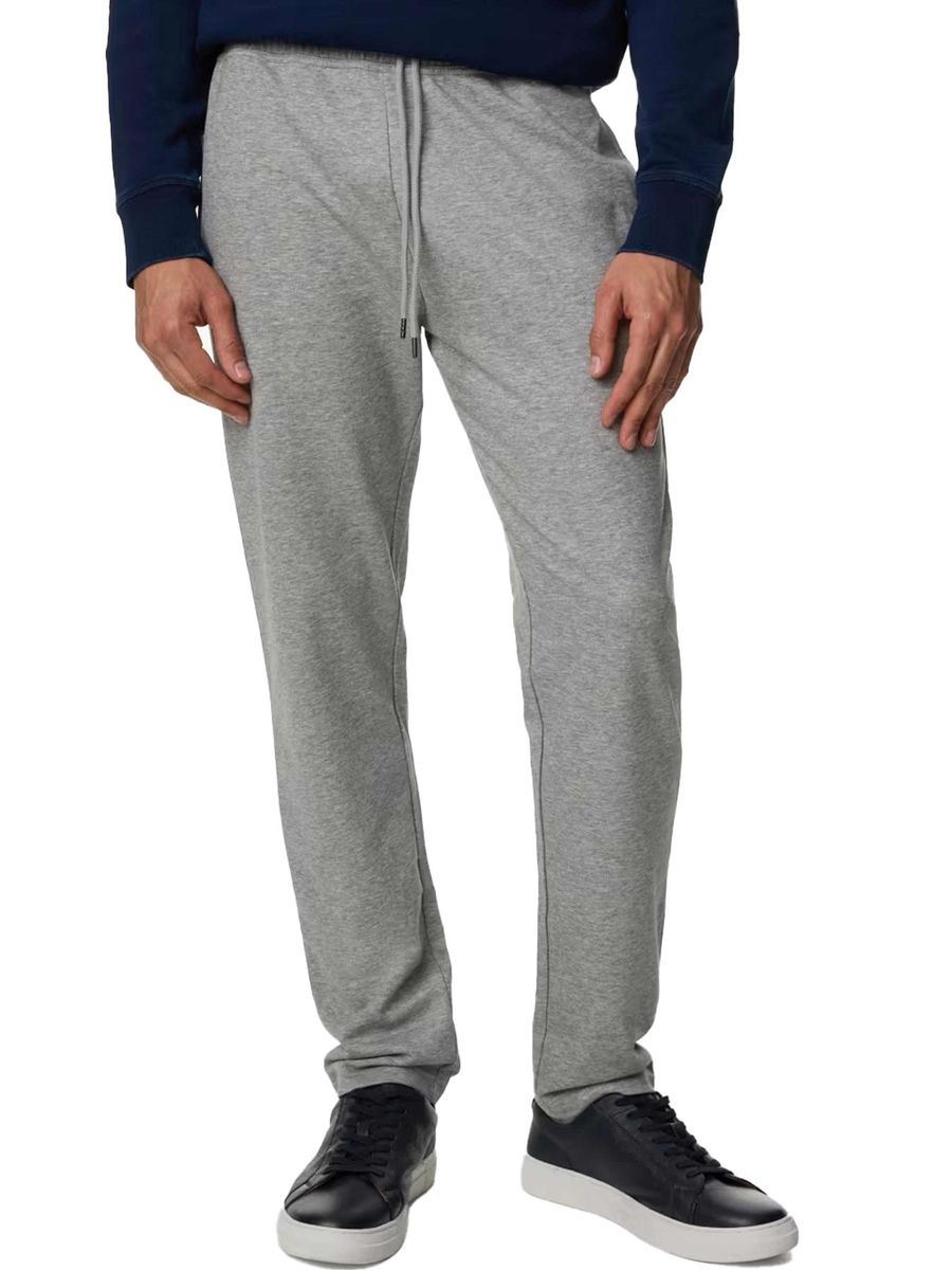 Herren Fleece Jogginghose mit offenem Saum