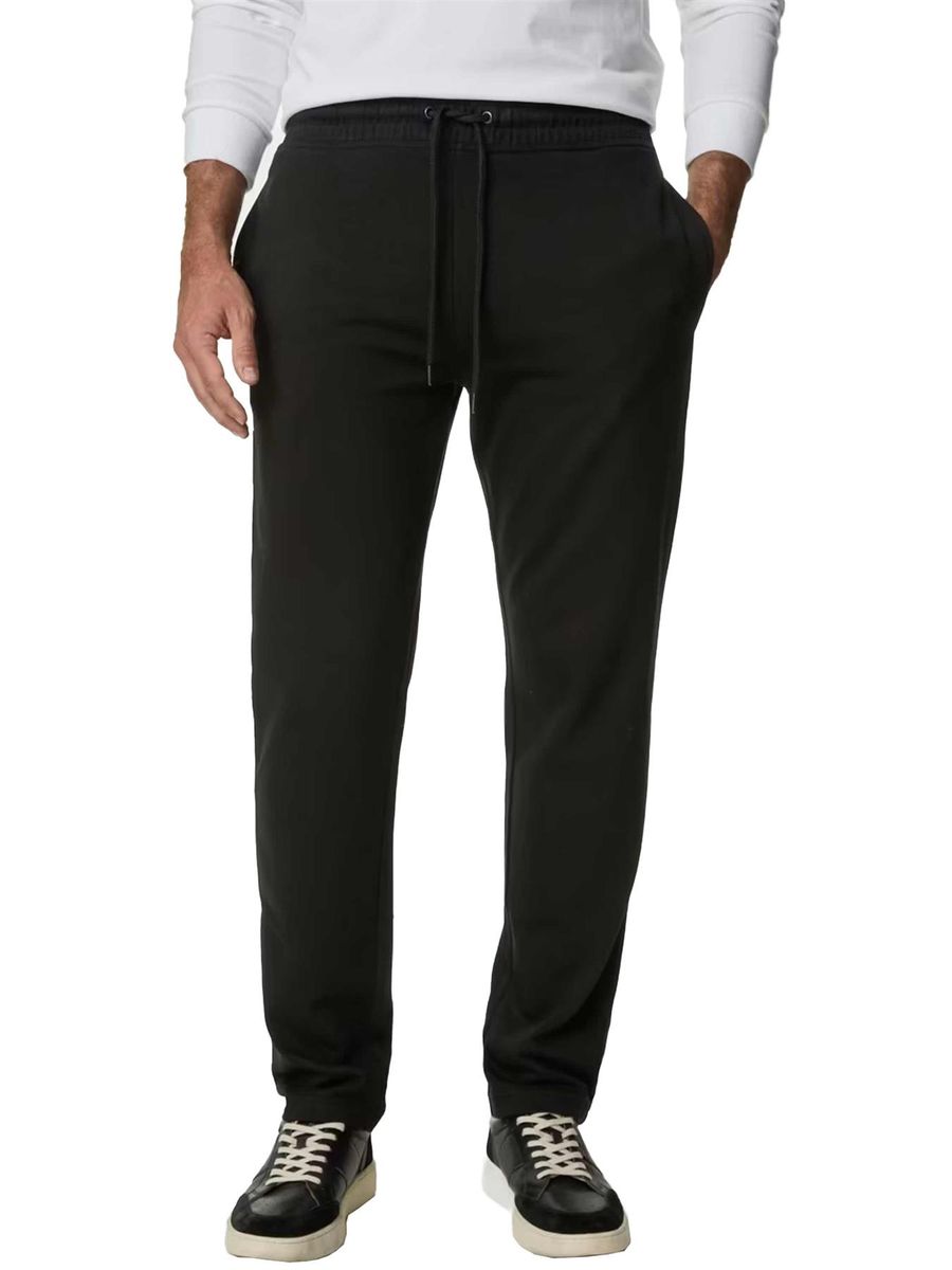 Herren Fleece Jogginghose mit offenem Saum