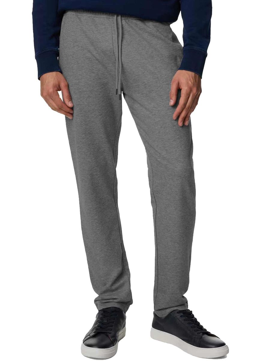 Herren Fleece Jogginghose mit offenem Saum