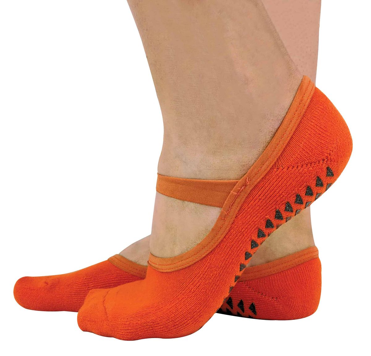 2 Paar Damen Anti-Rutsch-Griff unsichtbar Pilates Yoga Socken mit Riemen