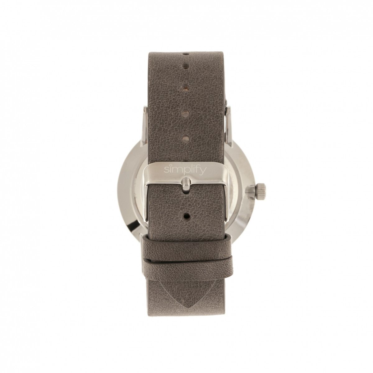 Klassische Lederuhr mit römischen Ziffern