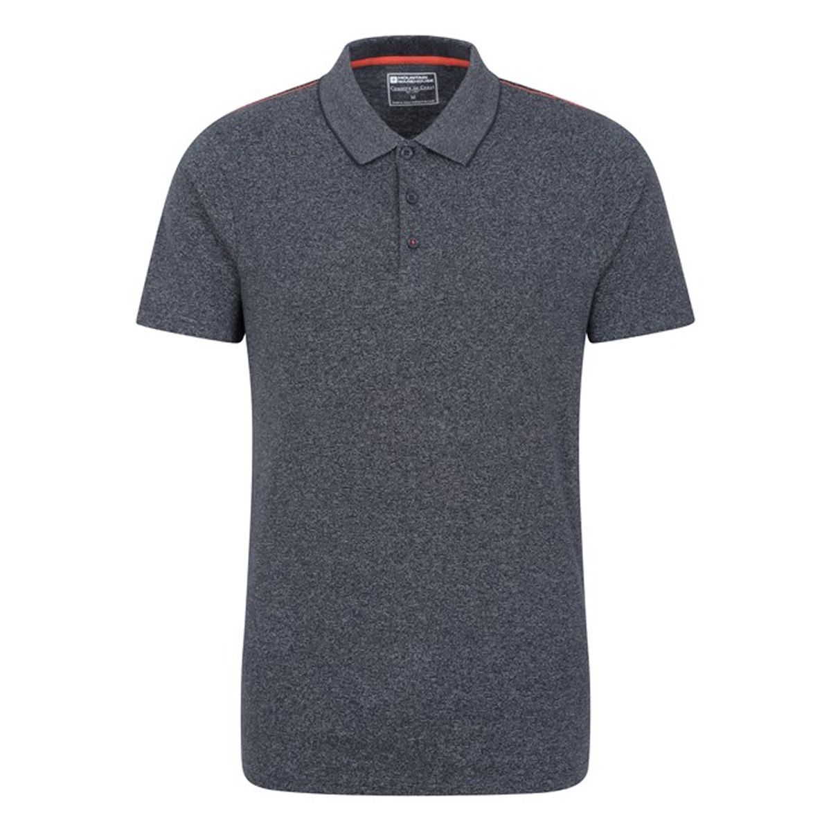 Mountain Warehouse Herren Cordyline strukturiertes Poloshirt (Marine)