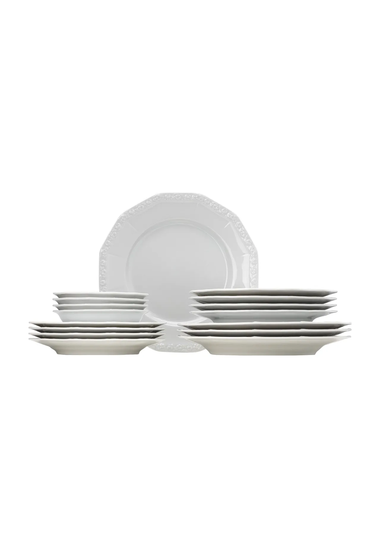 Rosenthal Kombiservice "Maria", 16-teilig, weiß