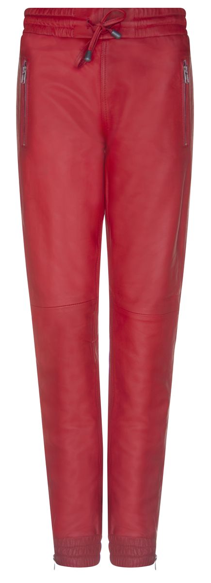 Jogginghose aus Nappaleder