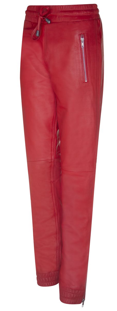Jogginghose aus Nappaleder