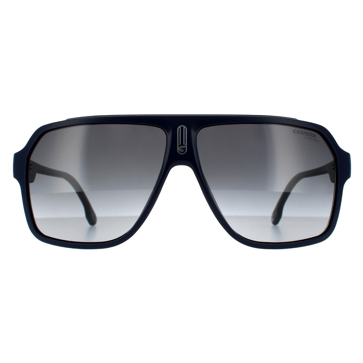 Blaue Aviator Sonnenbrille mit Farbverlauf