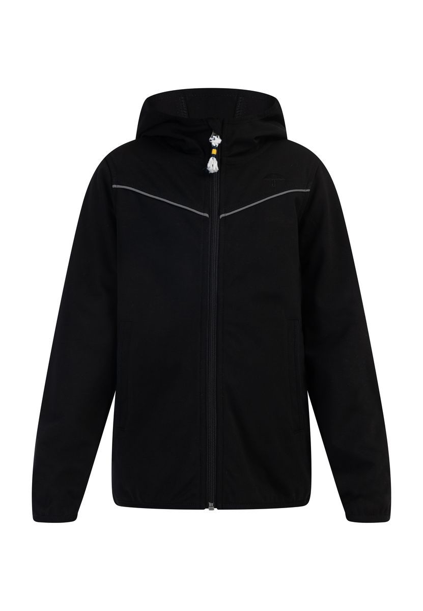 Schmuddelwedda Funktionsjacke Mädchen schwarz