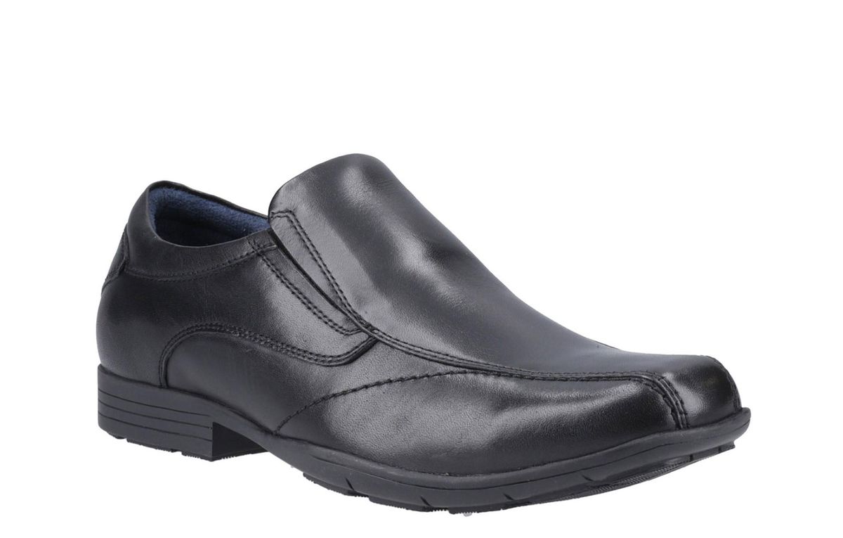 Klassische Leder-Mokassin-Slipper