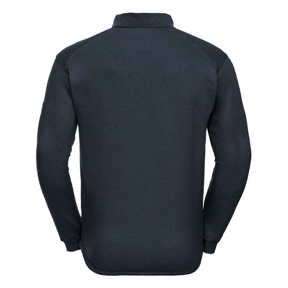 Robustes langärmliges Polo-Sweatshirt