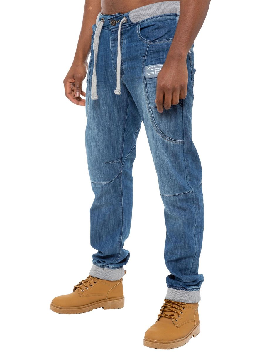 Herren Denim Jogger Jeans mit Bündchen