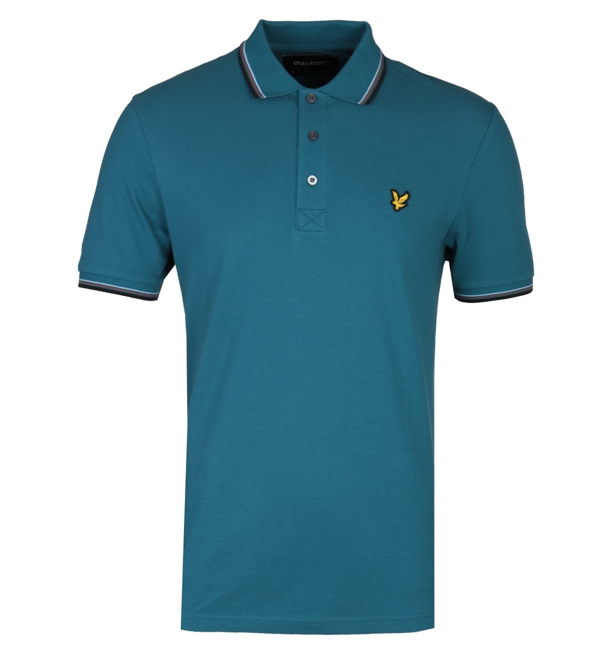 Herren Poloshirt mit kurzem Ärmel und Streifen