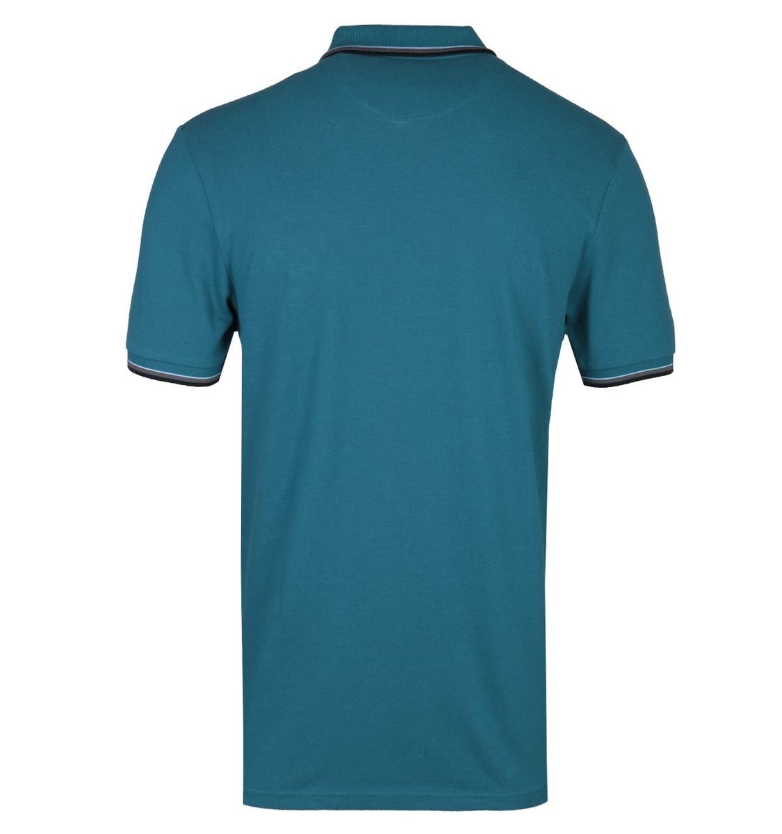 Klassisches Poloshirt mit Kontraststreifen