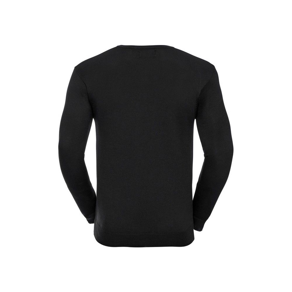 Klassischer Strickpullover mit V-Ausschnitt