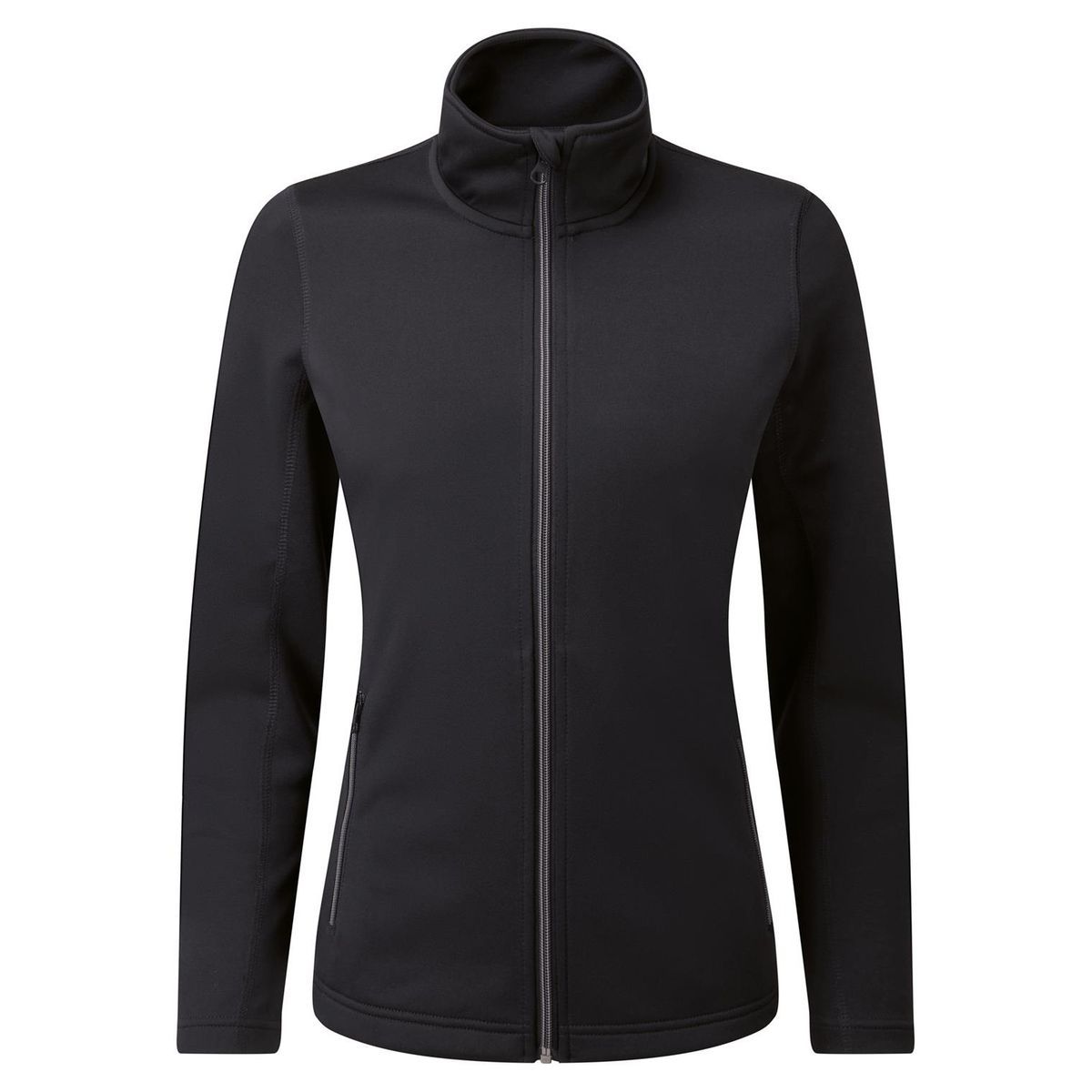 Premier Womens/Ladies Dyed Sweat Jacket (Schwarz)