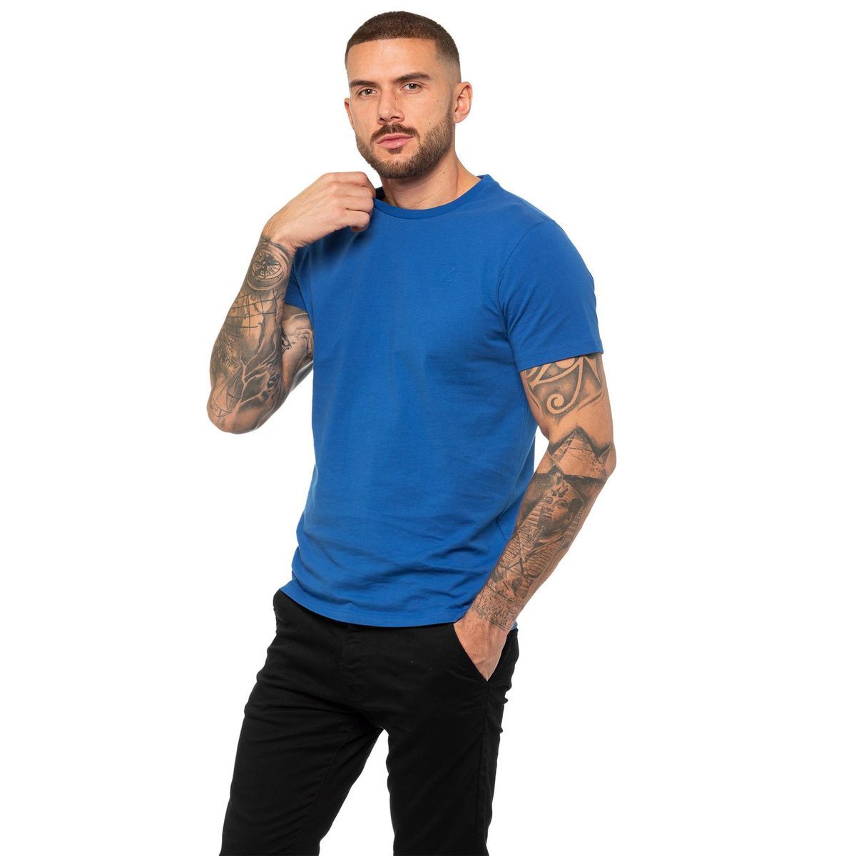 Herren Basic T-Shirt mit Rundhalsausschnitt