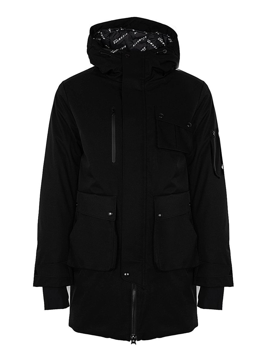 Herren Daunenparka mit Kapuze